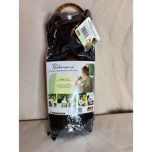 Jolly Jumper Pashmama Nursing Cover Scarf Black Breastfeeding Wrap New with ring